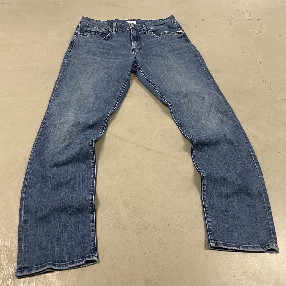 Y2K medium wash hudson premium straight Jeans 33x31